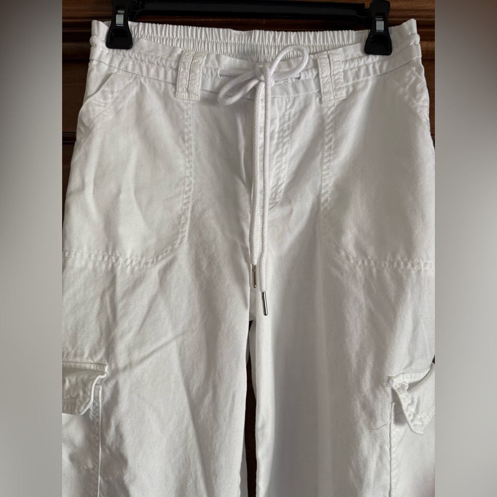 NWOT Wild Fable White Cotton Cargo Pants -XXS